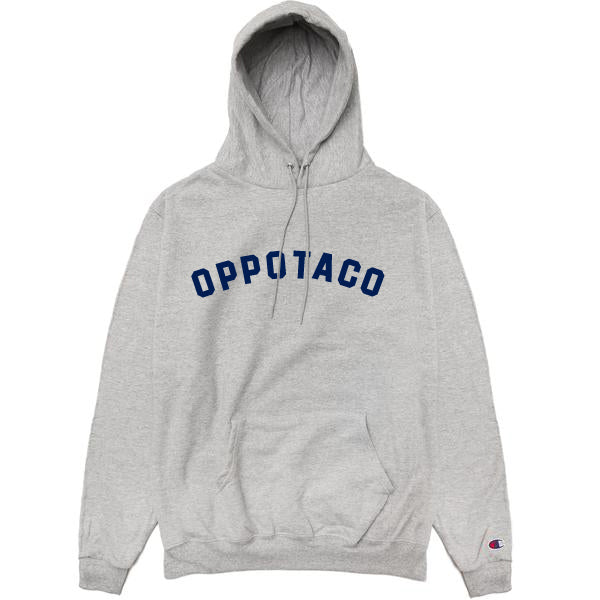 Champion - Oppotaco Hoodie - Atheltic Heather – Oppotaco - Lifestyle Baseball  Apparel